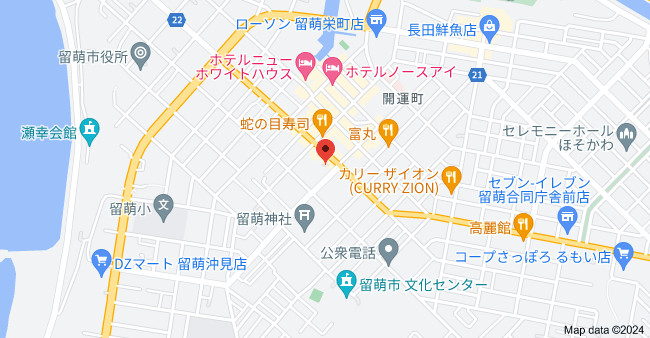 HAIR MAKE KAMIYA 美容室 髪屋　地図